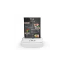 AVPos AVP-AC-3B Avisador de Camareros - 3 Funciones - Soporte Publicitario - Color Blanco