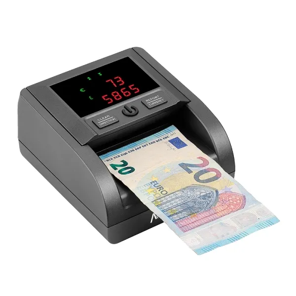 AVPos Contador/Detector de Billetes AVP-DT25G - Cuenta Cantidad de Billetes y Valor Total - Libras y Euros
